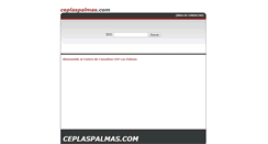 Desktop Screenshot of consultas.ceplaspalmas.com